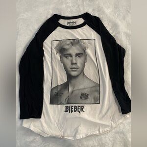 Authentic Justin Bieber Purpose Tour Baseball Tee